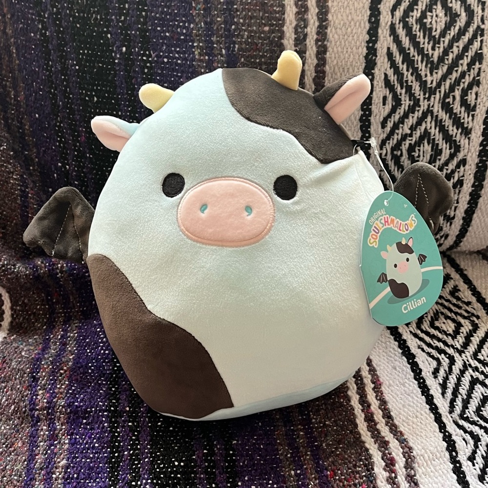 Squishmallow Collin Bat 8" NWT